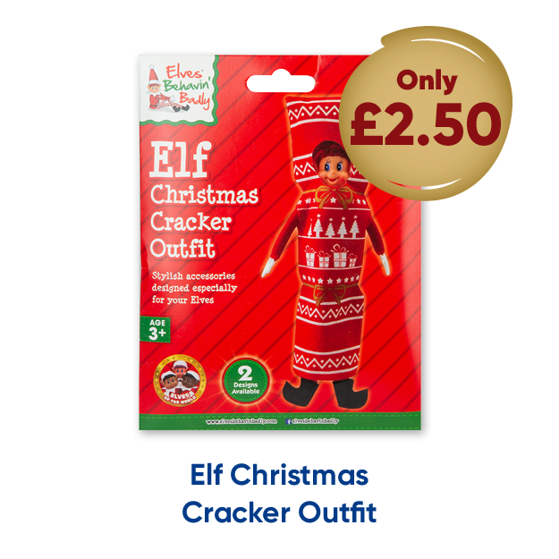 Elf Christmas Cracker Outfit only £2.50