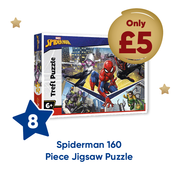 8 Spiderman 160 Piece Jigsaw Puzzle only £5
