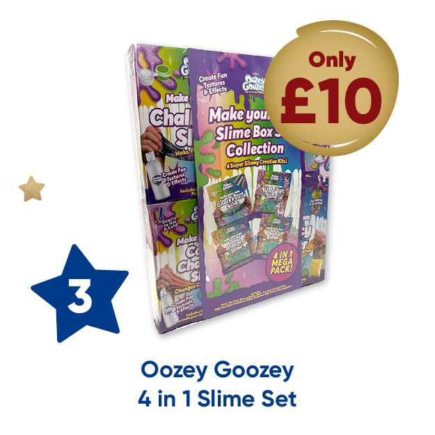 3. Oozey Goozey 4 in 1 Slime Set only £10