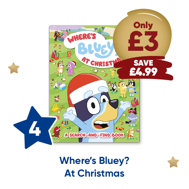 4. Where’s Bluey? At Christmas only £3 save £4.99
