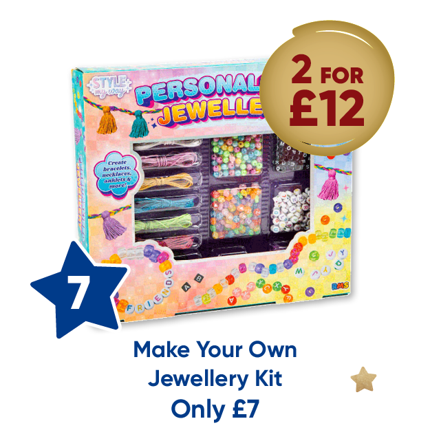 7. Make Your Own Jewellery Kit only £7 2 for £12