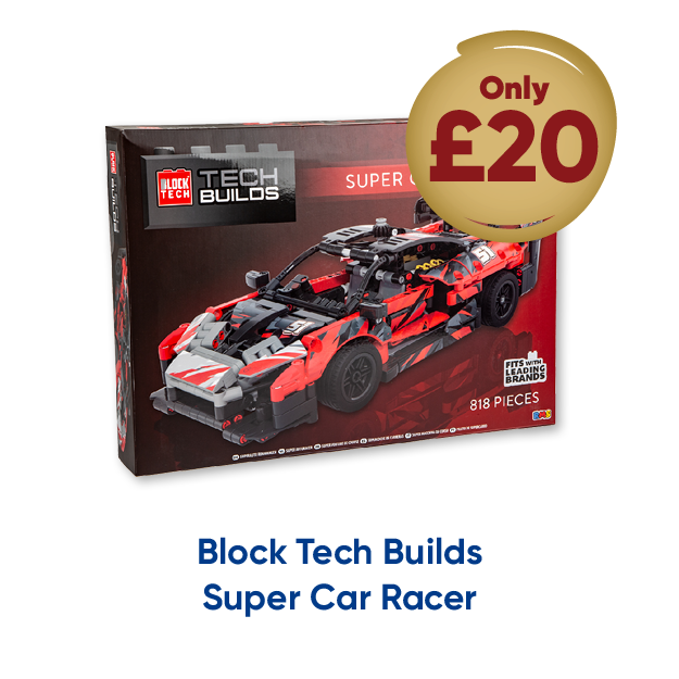 Block Tech Builds Super Car Racer only £20