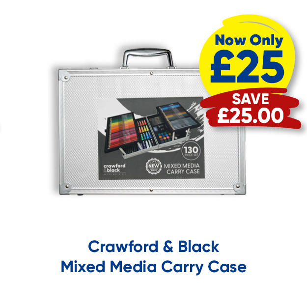 Crawford & Black Mixed Media Carry Case now only £25 save £25