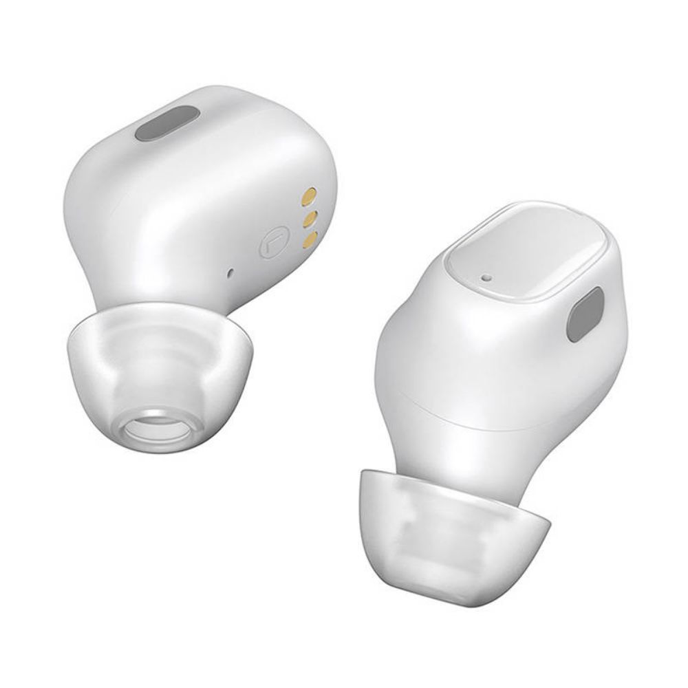 Image of Baseus Bowie WM01 In-ear Bluetooth Handsfree Ακουστικά με Θήκη Φόρτισης Λευκά (NGTW370002) (BASNGTW370002)