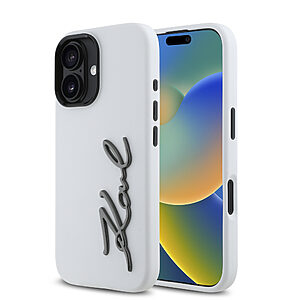 Karl Lagerfeld Signature Metal Logo Hard Case