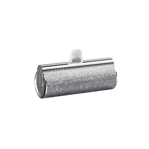VEGER Lipstick Power Bank Silver