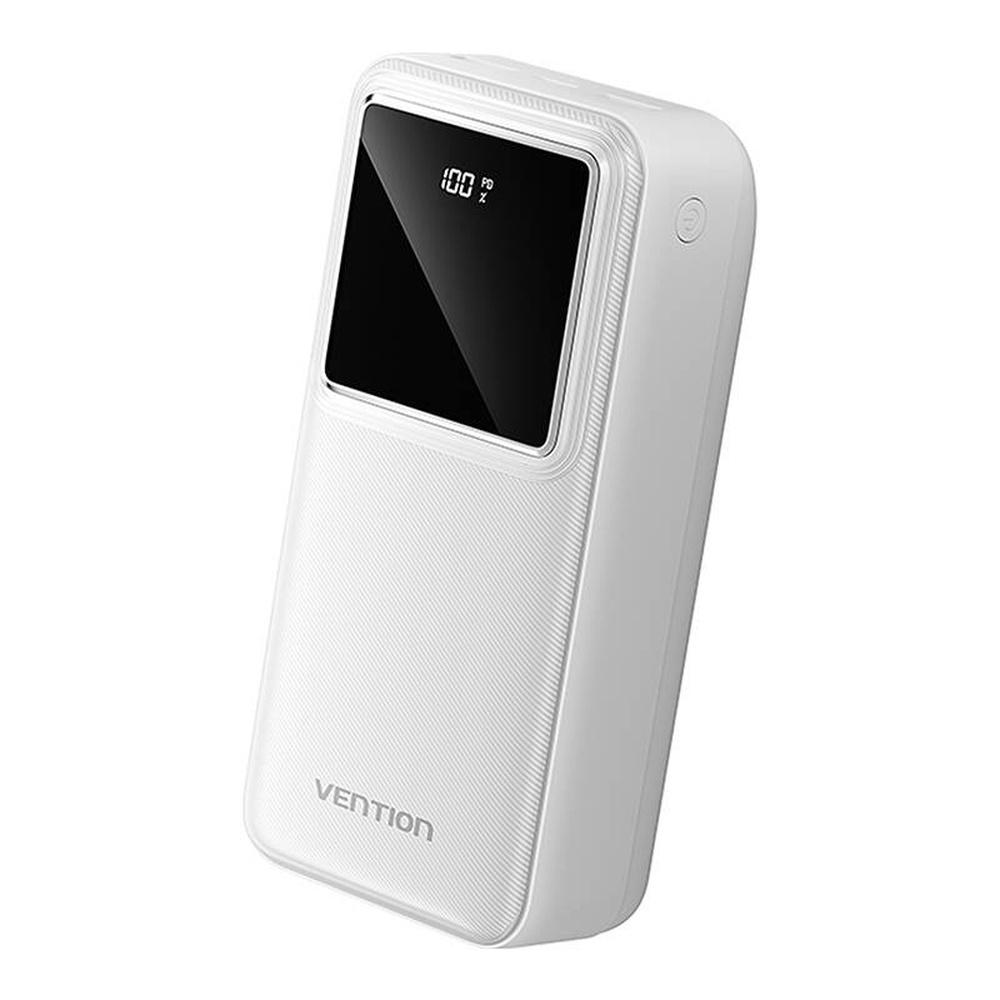 Image of VENTION 30.000mAh Power Bank (Micro-USB + USB-C + USB-A + USB-A) 22.5W Black Led Display Type (FHMW0) (VENFHMW0)