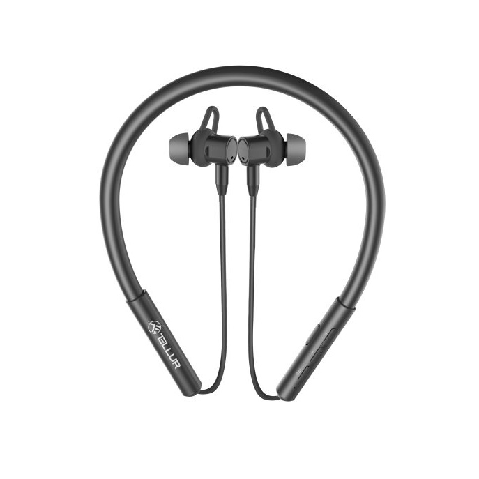 Image of Tellur Ego Bluetooth In‑Ear Ακουστικά με ANC, IPX4, Bluetooth 5.0 & Multipoint – Μαύρο
