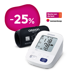 25% korting op Omron M3 bloeddrukmeters