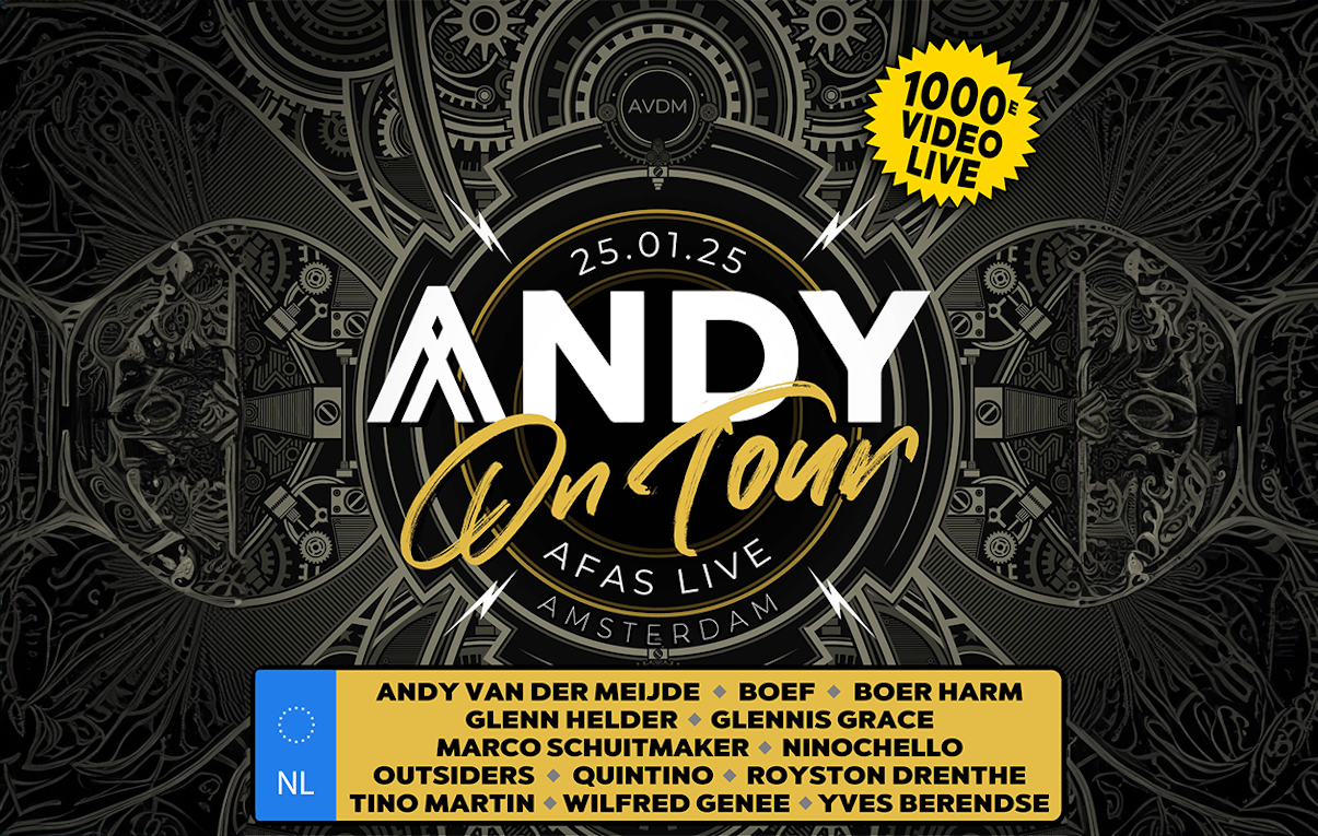 Ticket Andy on Tour 25 januari 2025 AFAS Live (2p.)