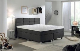 Emsa Boxspring Gustavo 2.0 180x200 Antraciet - Tweepersoons Boxspring