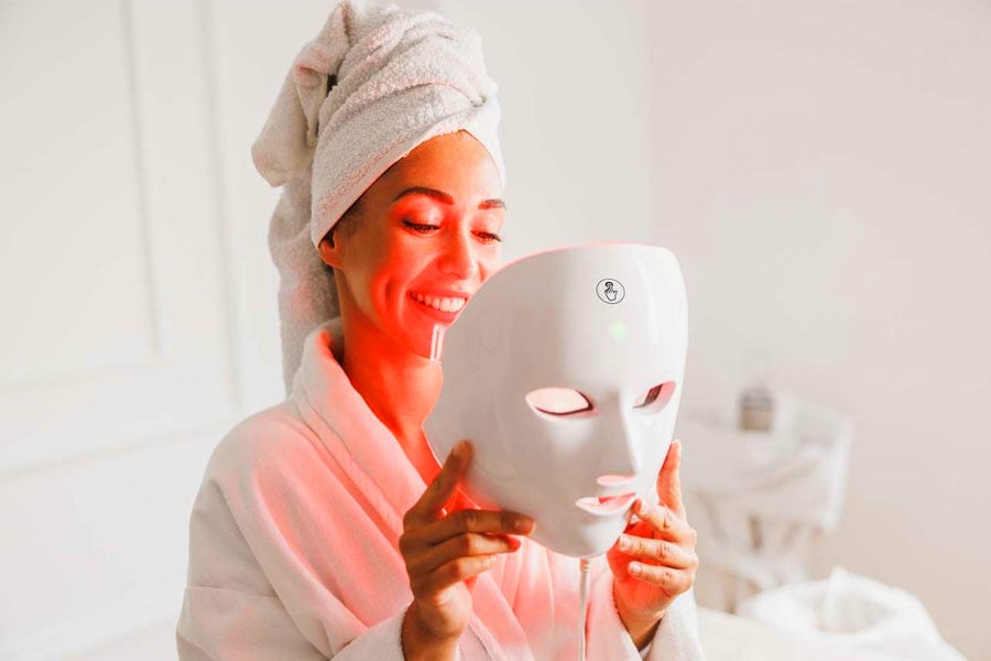 Gezichtsmasker met lichttherapie MOSS (7 modi)