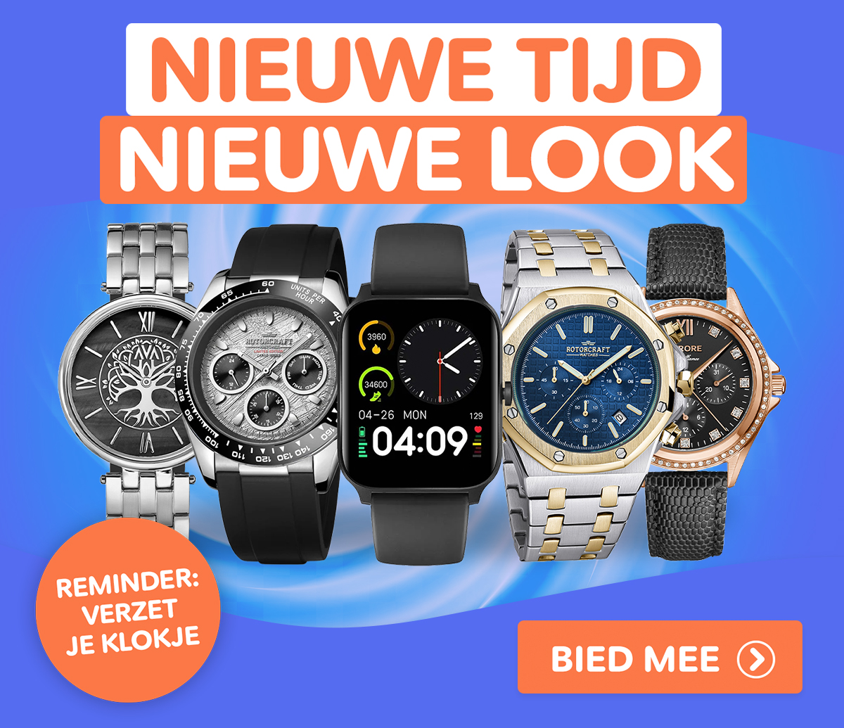 Wintertijd = horlogetijd! ⌚