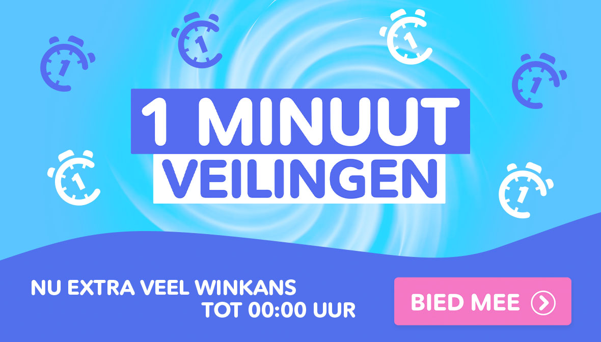 1 Minuut Veilingen!