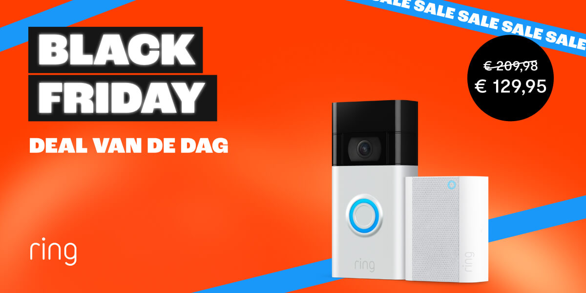 Deal van de dag - Ring Battery Video Doorbell Plus + Chime Pro (Gen. 2)