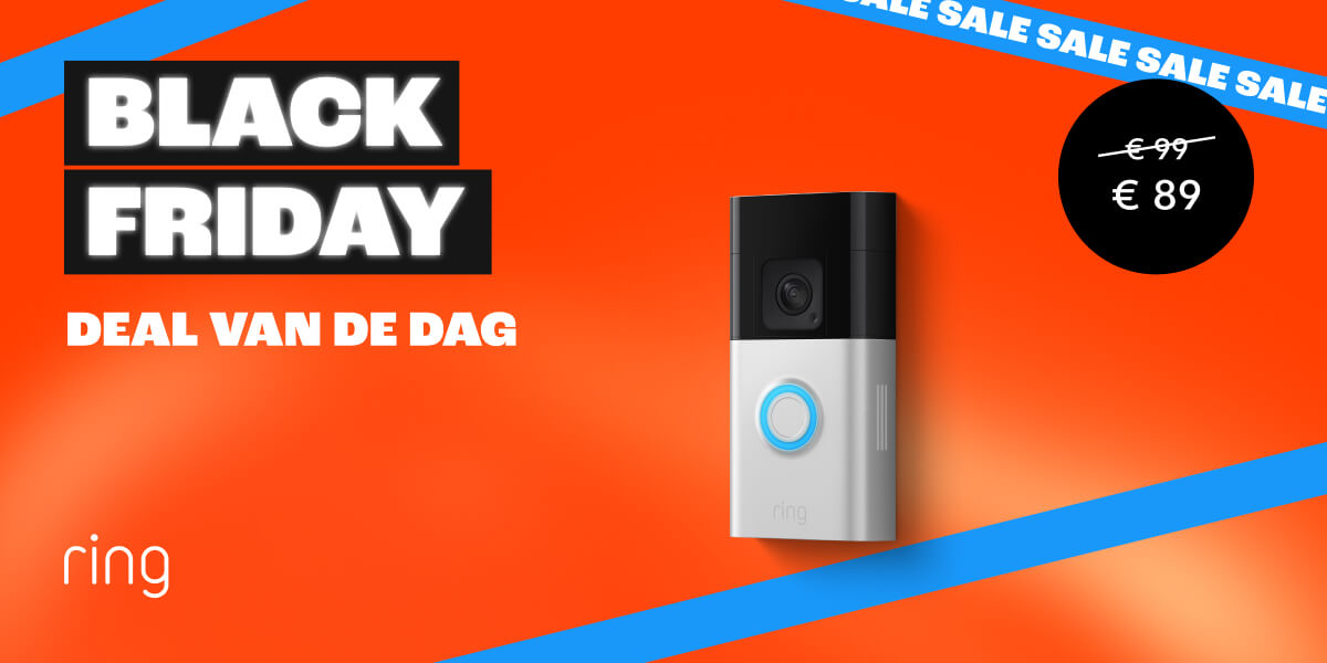 Deal van de dag - Ring Battery Video Doorbell Plus