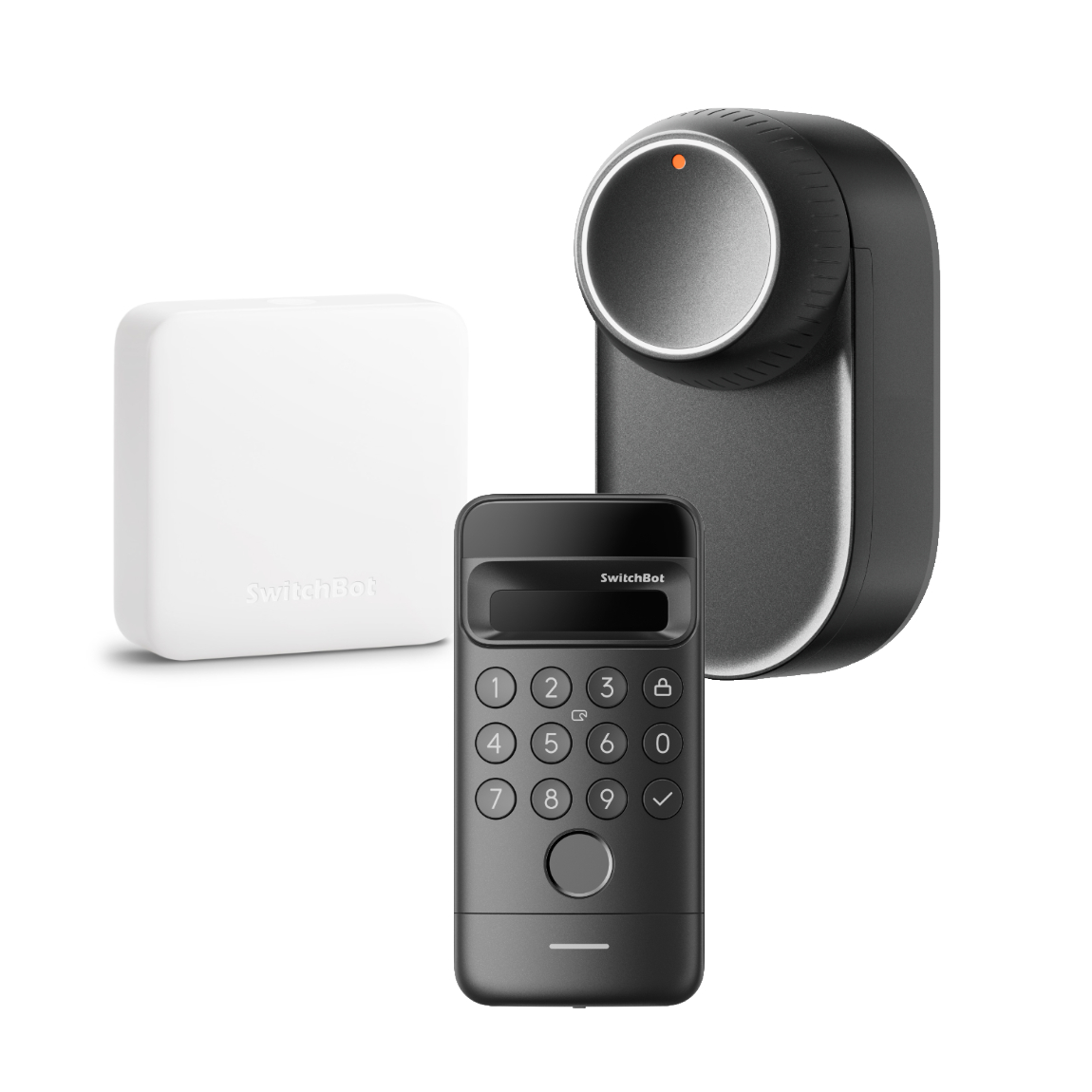 Image of SwitchBot Lock Ultra + Keypad Vision + Hub Mini Matter