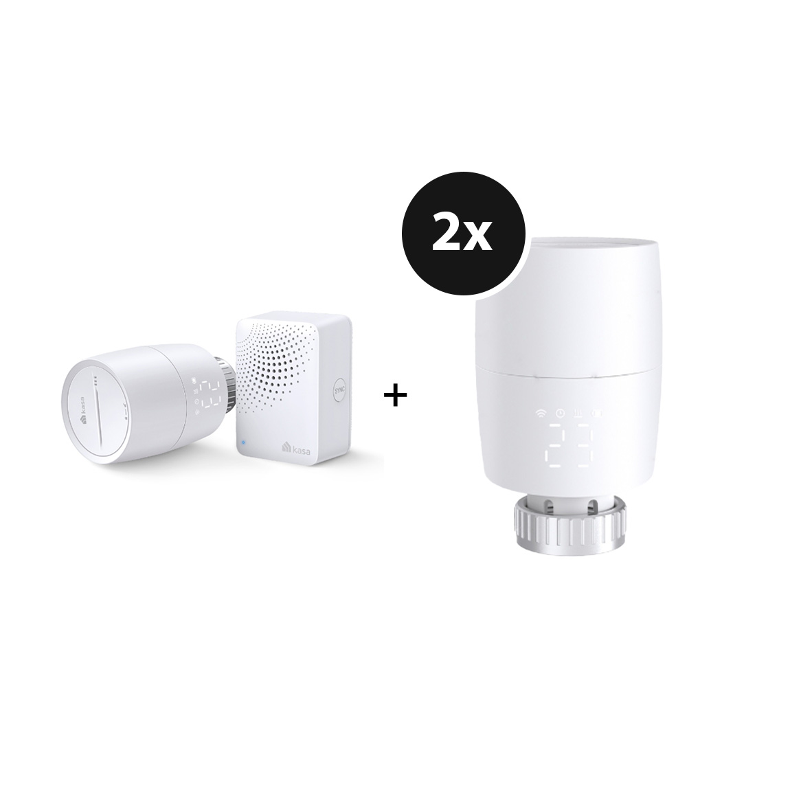 Image of TP-Link KE100 KIT - Starter-Set met 3 Radiatorthermostaten & Bridge