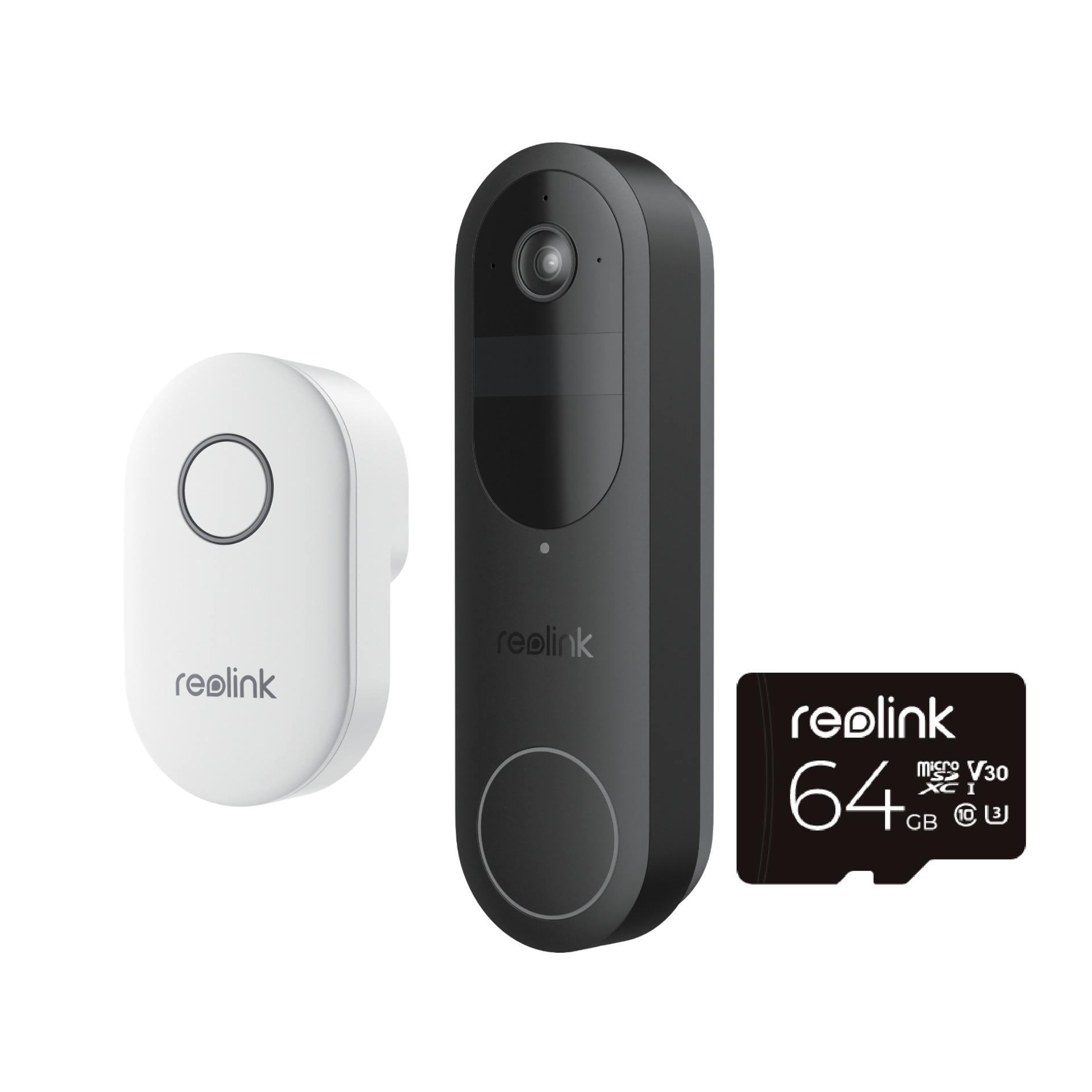 Image of Reolink D340B met Deurbel en 64GB opslag - zwart