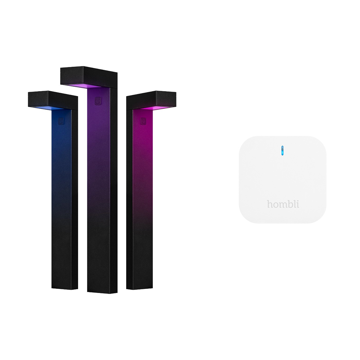 Image of Hombli Outdoor Smart Pathway Light 3-pack + gratis Smart Bluetooth Bridge