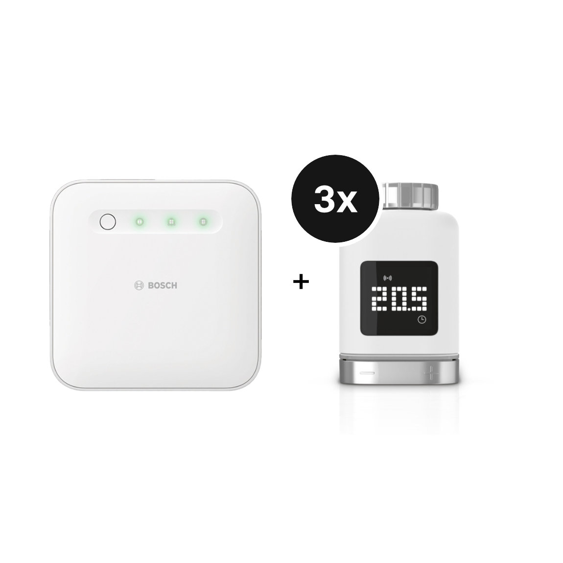 Image of Bosch Smart Home - Starter Set Verwarming II [+M] met 3 thermostaten