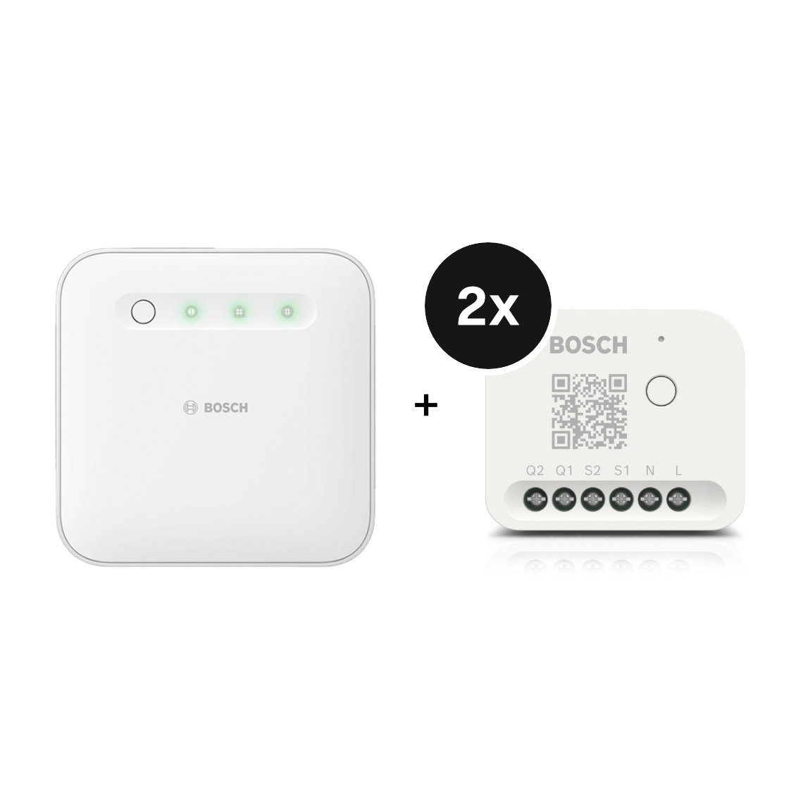 Image of Bosch Smart Home Controller II + Licht-/rolluikbesturing II 2-pack