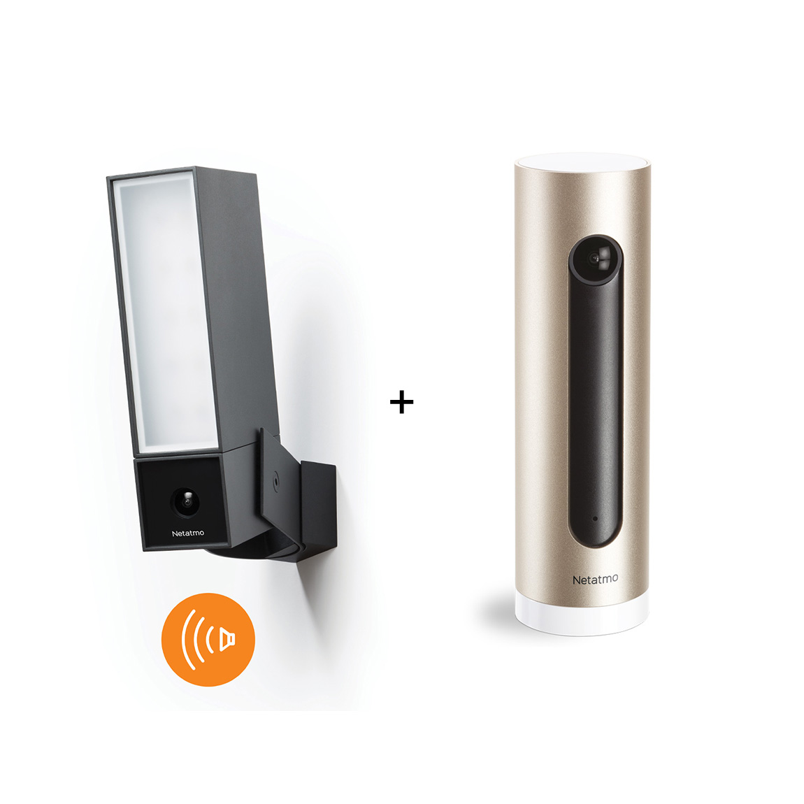 Image of Netatmo Welcome Binnencamera + Presence Buitencamera met sirene