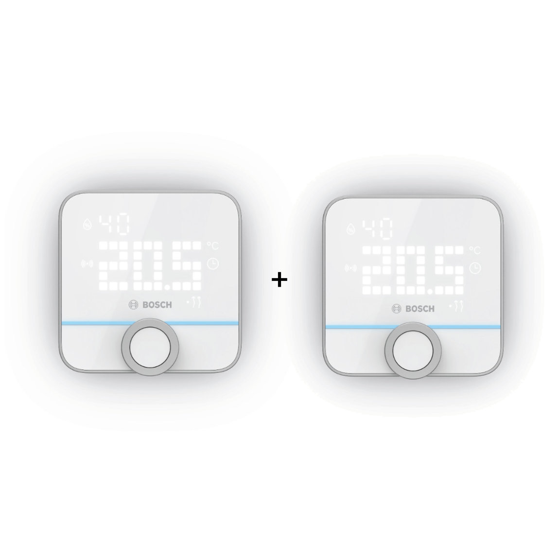 Image of Bosch Smart Home Kamerthermostaat II 230V - Thermostaat voor vloerwarming 2-pack