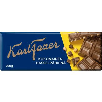 Hasselpähkinä Fazer 200 g suklaalevy