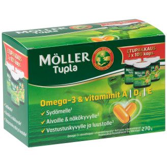 Omega-3 Tupla Möller 300 kpl 270 g