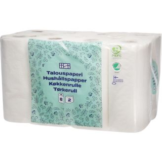 Talouspaperi 8rl valkoinen