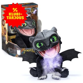 Interaktiivinen pehmo How to Train your Dragon Real FX Toothless