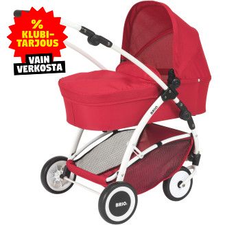 Nukenvaunu Spin punainen