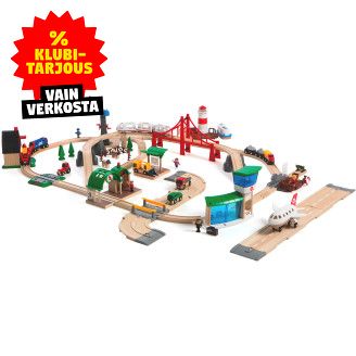 Junaratamaailma Deluxe -setti Brio 33766