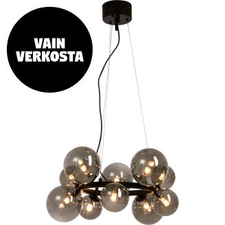 Kattovalaisin Molekyl pyöreä mus/savuhar