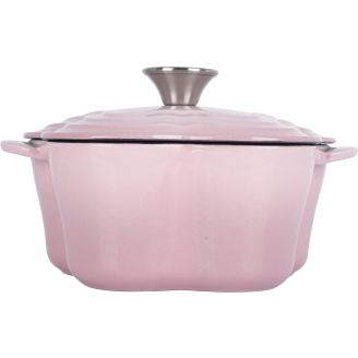 Valurautapata kukka vaaleanpunainen