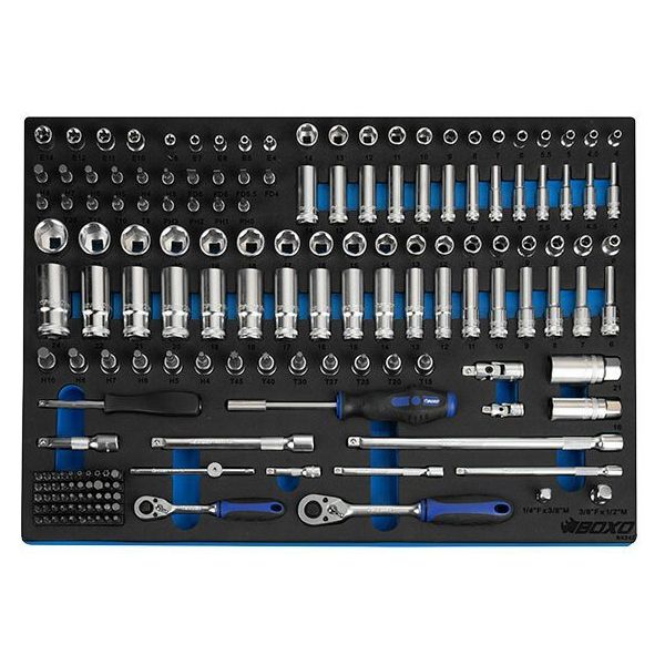 Boxo 1/4" & 3/8" 172-osainen hylsysarja BX342 | TK330-1