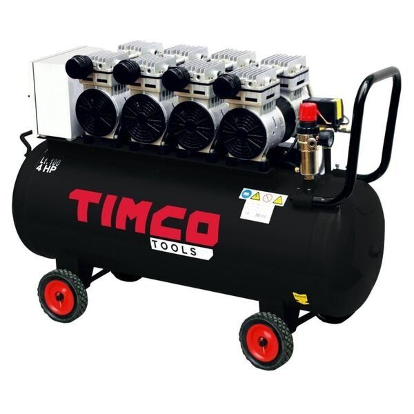 Timco 4x1HP 100L öljytön kompressori