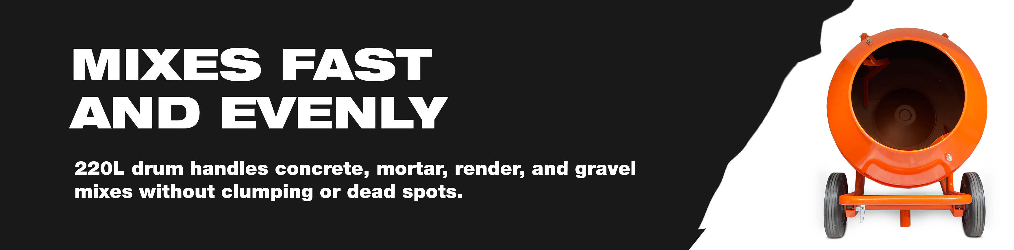 Duramix DMHM22 Cement Mixer Benefit