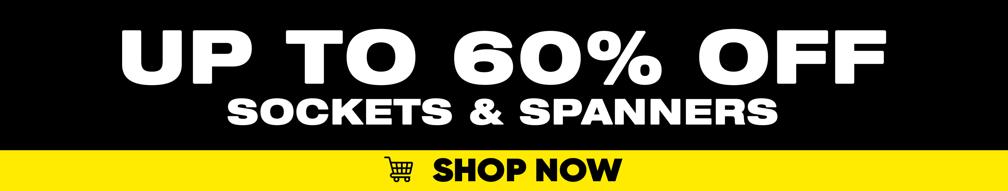Up to 60% OFF Sockets & Spanners