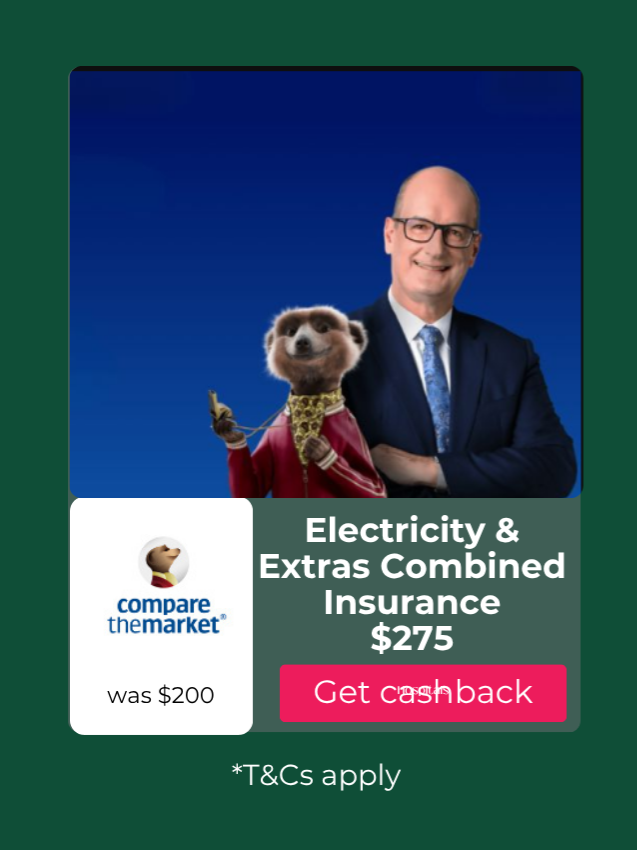 Compare the Market — $275 back on eligible hospital cover