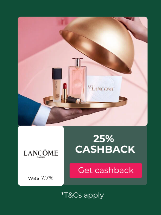 Lancôme — 25% Cashback