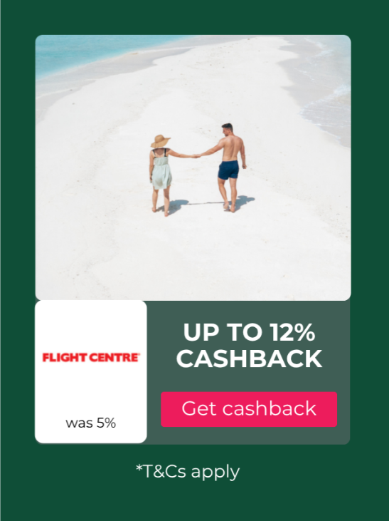 Flight Centre — 12% Cashback