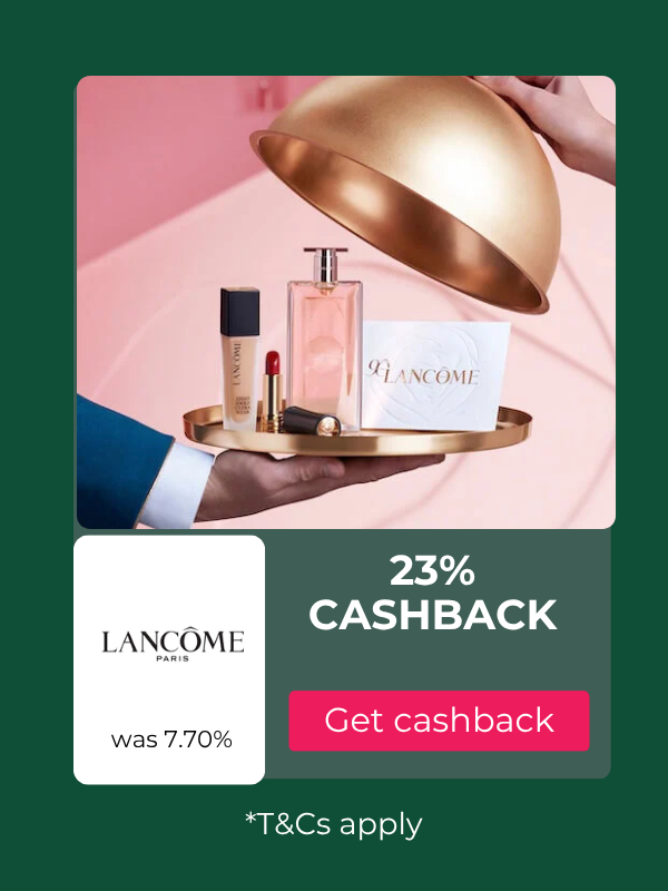 Lancôme cashback at TopCashback Australia