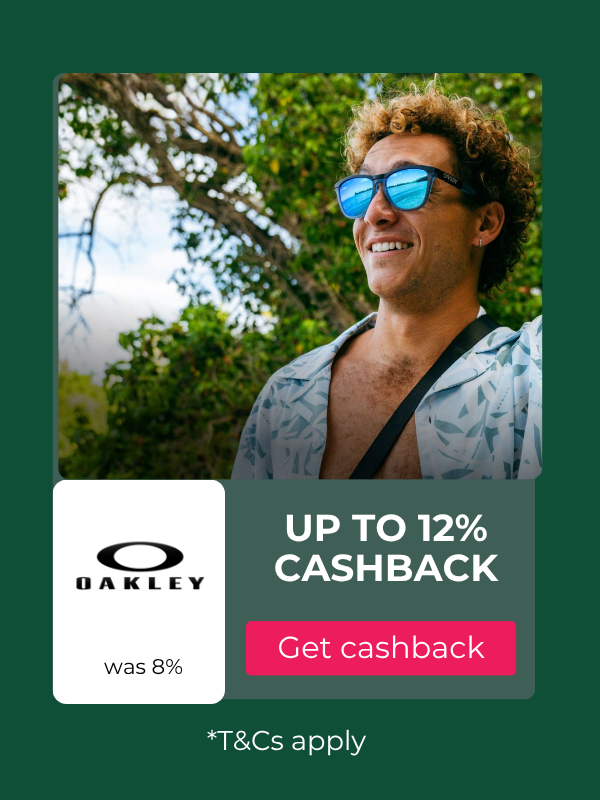 Oakley cashback at TopCashback Australia