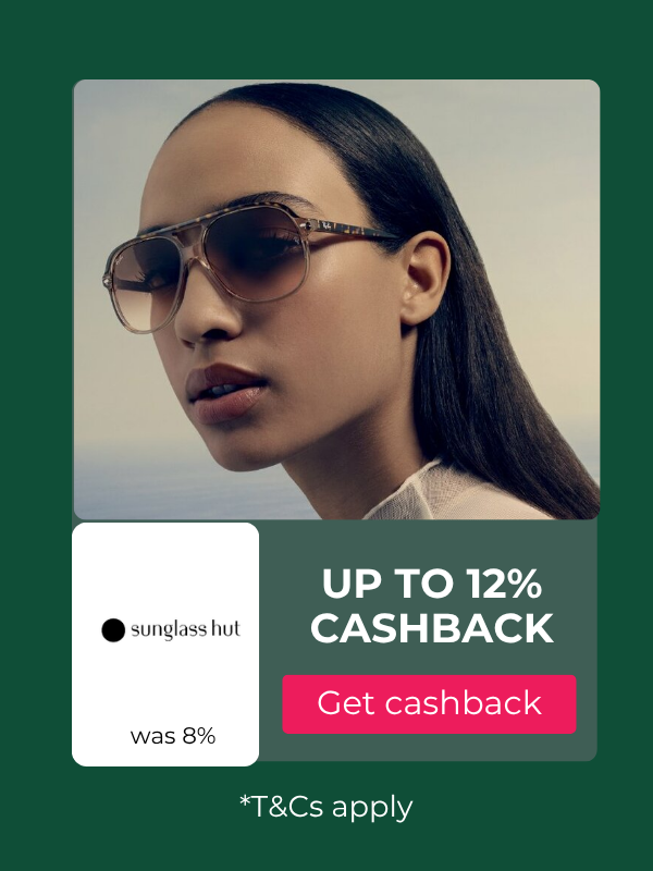 Sunglass Hut cashback at TopCashback Australia