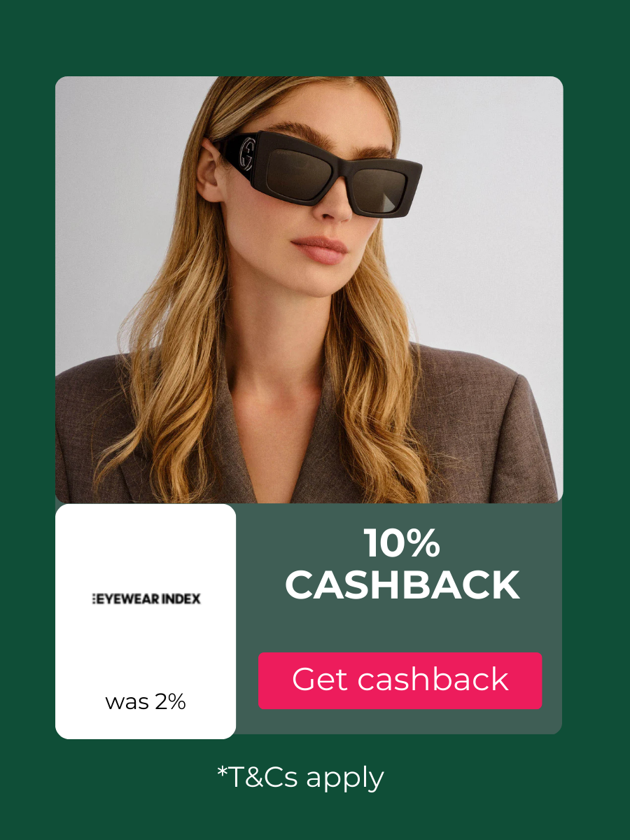 Eyewear Index cashback at TopCashback Australia