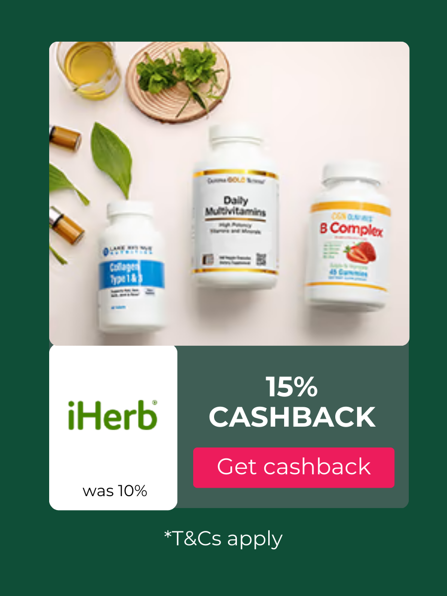 iHerb cashback at TopCashback Australia