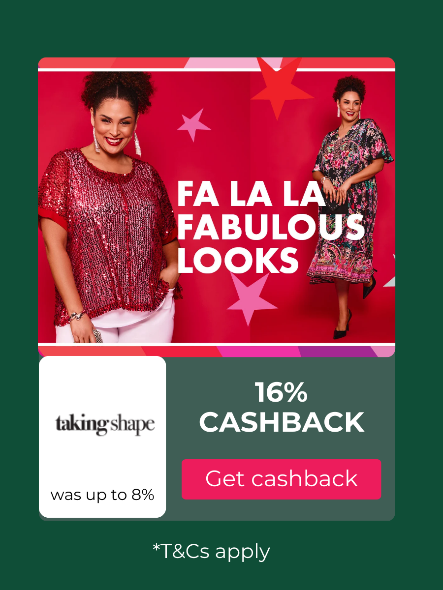 Taking Shape cashback at TopCashback Australia