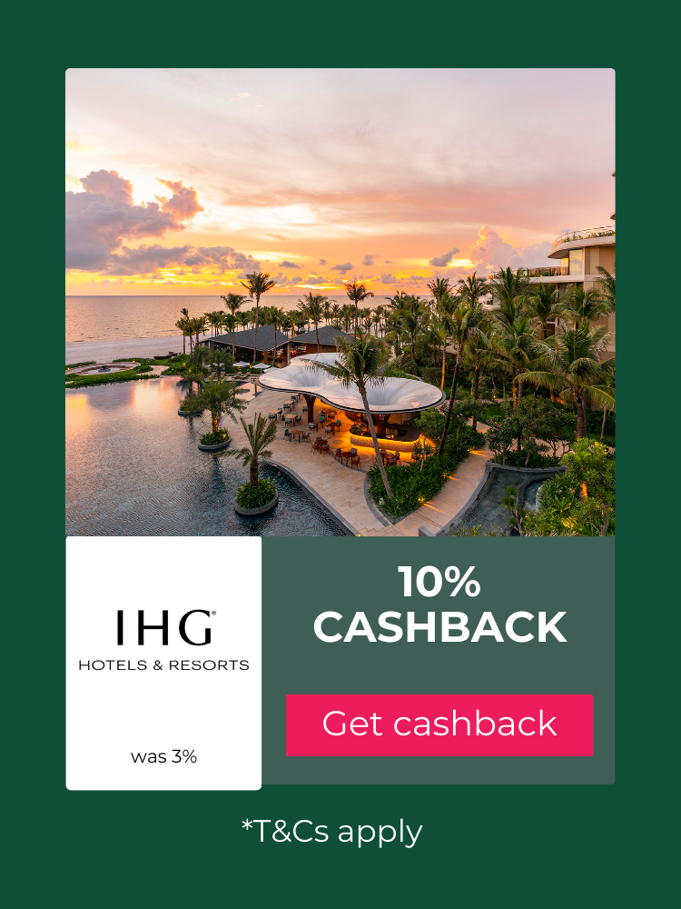 IHG Hotels & Resorts cashback at TopCashback Australia